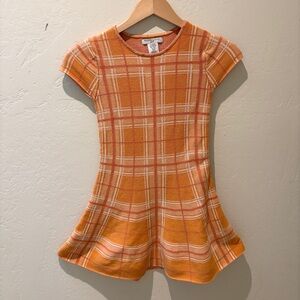 Sincerely Jules Vibrant Orange Plaid Top